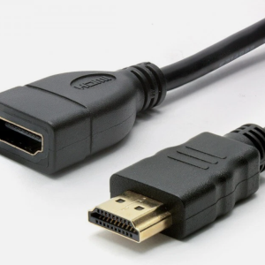 AKY HDMI Male to Female Extension Cable 4K M/F 1.8M Black